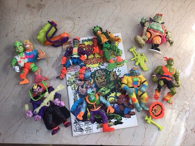 Playmates Toxic Crusaders Original 1991 TROMA + 1. Comic RAR ( Turtles TMNT )