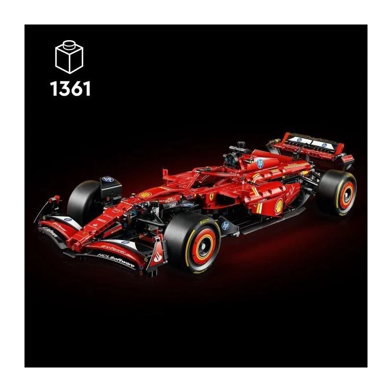 LEGO Technic 42207 F1 Ferrari SF-24 - Voiture collector avec moteur V6 pour adul - Photo 2/4