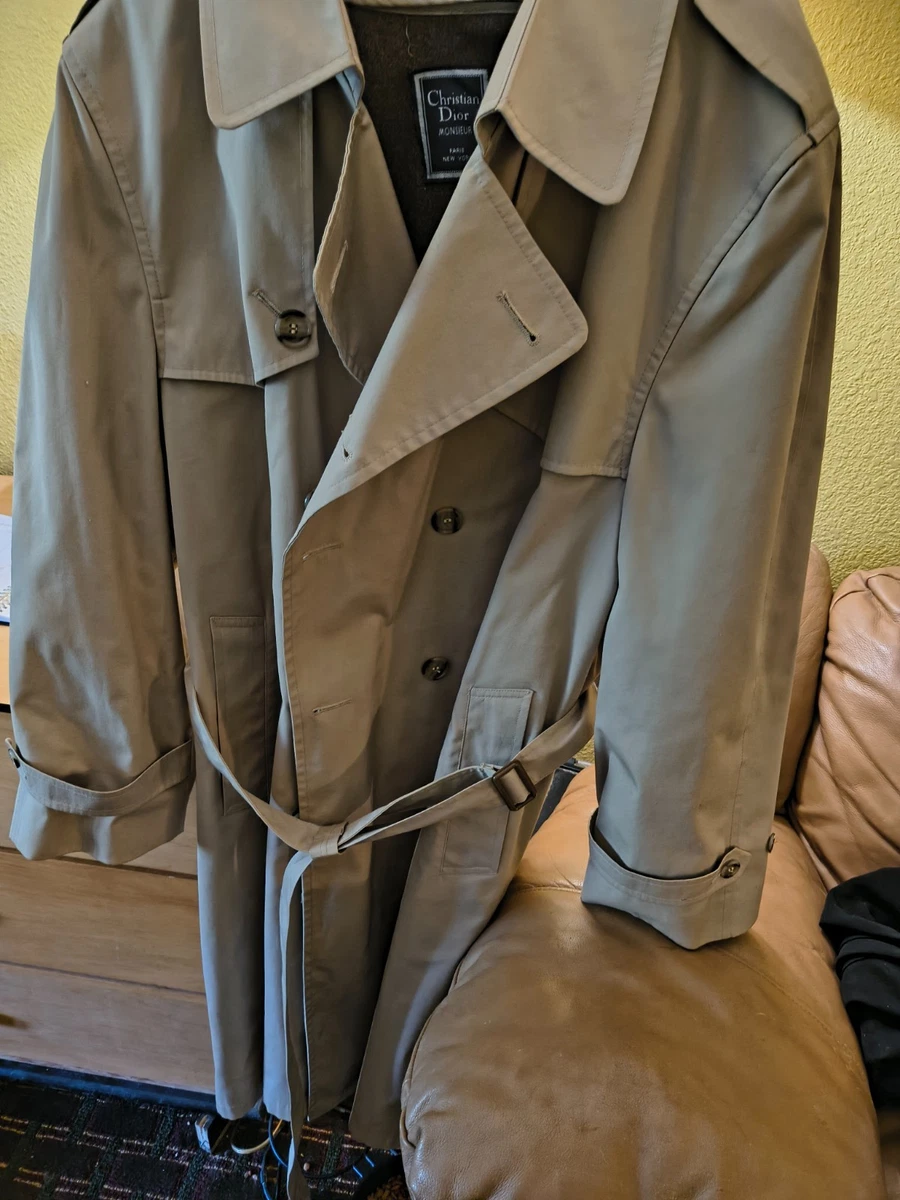 Christian Dior Monsieur Trench Coat for sale | eBay
