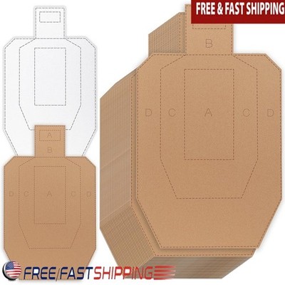 30 Pcs Tactical Cardboard Shooting Targets Training Practice Indoor Outdoor Use