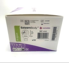 1 Box Quan 10 Convatec 423651 Esteem Drainable Pouch 10-55mm 3/8-2 1/8 Exp 2028