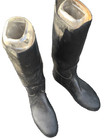 bottes cavalier vintage Le Chameau caoutchouc noir doublé P 41