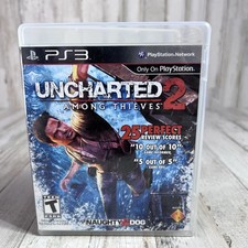 Uncharted 2 Among Thieves - Sony Playstation 3 , With Case And Manual
