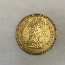 Canada $1 Loon Design Coin Bronze Composition Uncertified Collectible Dollar