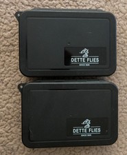 Płaskie/fabrowane piankowe skrzynki na muchy - muchy Dette - zestaw 2 szt. - NOWE