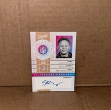 2024 Panini Prestige Spencer Rattler NFL Passport Signatures Rookie On-Card SSP