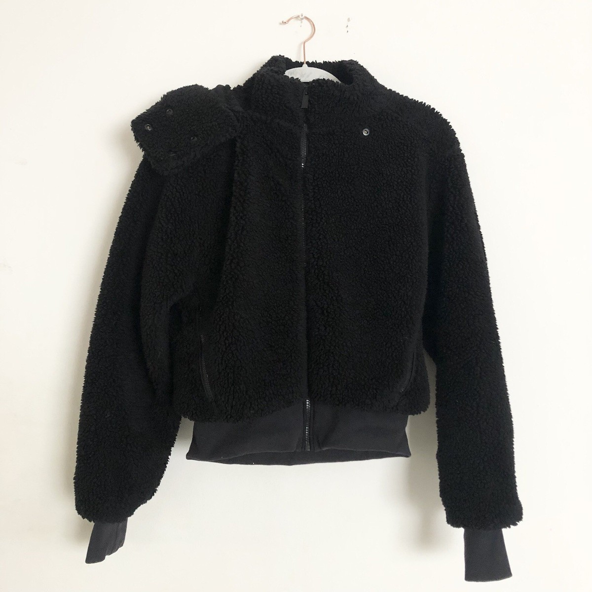 Alo Yoga Foxy Sherpa Jacket Black S | eBay