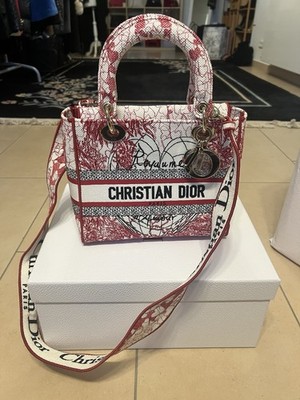Dior Red Lady Dior D-Lite D-Royaume d'Amour Weiß Rot