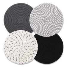 Trivets for Hot Dishes, Hot Pads for Kitchen, 7'' Trivets for Hot Pots and Pa...