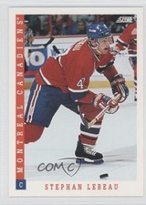 1993-94 Score American Stephan Lebeau #72 0a1