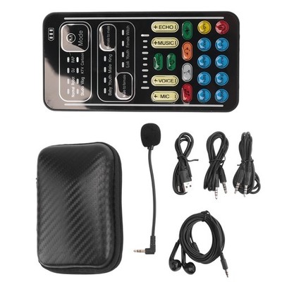 I9 Voice Changer Full Set Bluetooth Multiple Audio Effects for Live Streaming