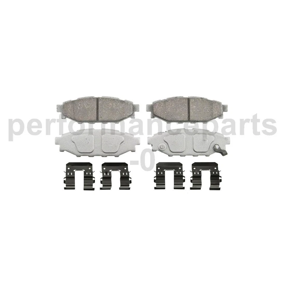Juego de pastillas de freno de disco trasero rotor de freno de disco para Subaru Legacy 2010-2014 Foto 4 de 4