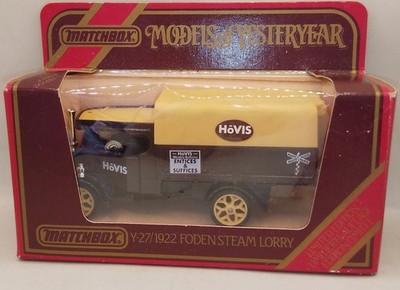 Matchbox MOY 1922 Hovis Foden Steam Lorry Y-27