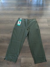 Kirkland Signature Ladies' Ankle Pant Green Pull On Size XL