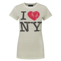 "Junk Food - \"I Love New York\" T-Shirt FüR Damen (NS5688)"