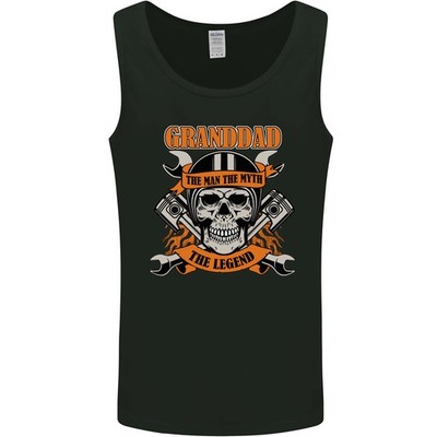Biker Opa The Man Mythos Legende Lustig Herren Tanktop