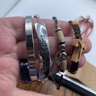 Lot Of 15 Odd Unusual Christian Religious Costume Bracelets  — photo 4