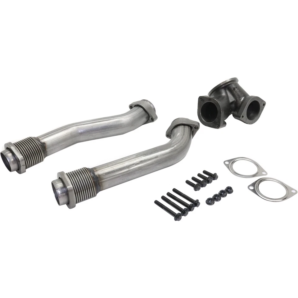 Turbocharger Exhaust Up Pipe Kit Fits 99-03 Ford Super Duty 7.3L Powerstroke DSL - Image 3 of 4