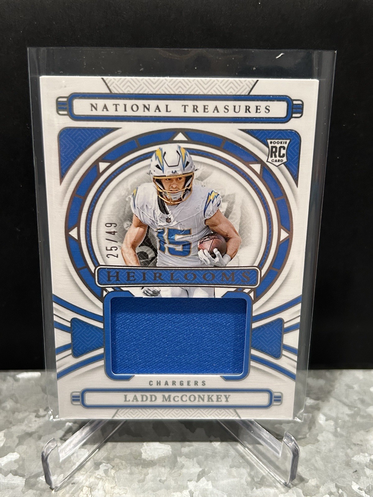 2024 Panini National Treasures #H-LMY Ladd McConkey Heirlooms 25/49🔥🔥📈