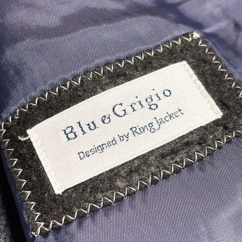 Ring Jacket Blue Grigio Suit with Unlined Back Dark navy - Picture 5 of 12