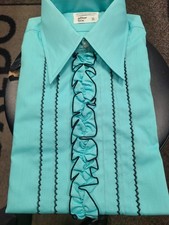 After Six Men's Vintage Ruffled Tuxedo Shirt