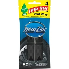Little Trees Vent Wrap New Car Scent Air Freshener for Car & Home - 4 Pack!