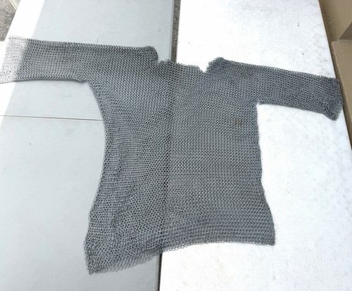 Medieval Knight Roleplay Faux Chainmail Shirt OVER 24 pounds!!!