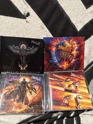 4 Judas Priest Cds: Firepower/Invincible/Redeemer/Angel