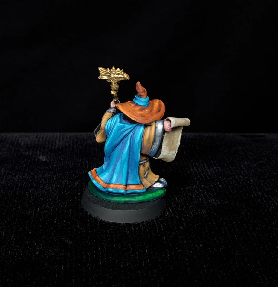 Fantasy D&D Wizard Reaper miniatura pintada Foto 3 de 4