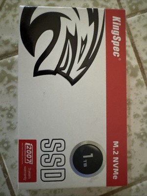 1TB  M.2. 2280 NVMe 3D TLC NAND PCIe Gen3 x4 KingSpec NE-1TB New Retail Pack