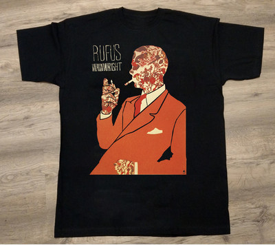 Rufus Wainwright Black Cotton Shirt Full size S-5XL CL641