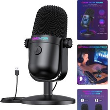 Gaming USB Microphone with Noise Cancellation for Streaming  PC
