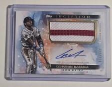 2024 Topps Inception /200 Auto Relic Ceddanne Rafaela #APC-CR Red Sox RC MLB RPA