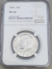 1966 50C Kennedy Half Dollar NGC MS 66