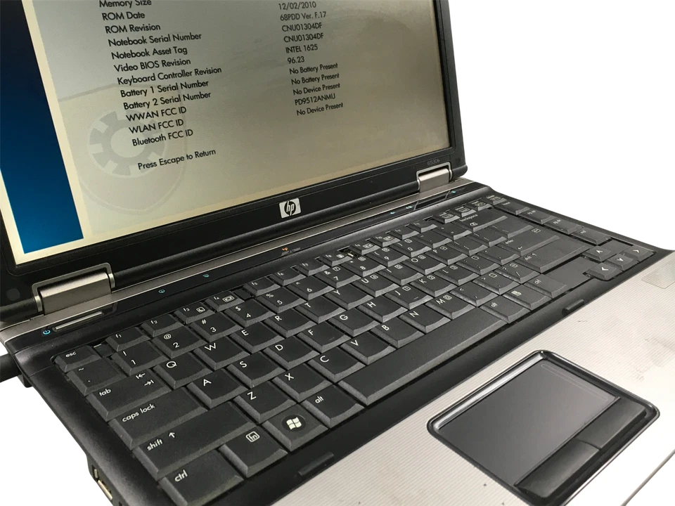 HP Compaq 6530b Core Duo P8700@2.53GHz,4Gb RAM,160GB HDD NO bat,OS,AC - Image 4 of 4