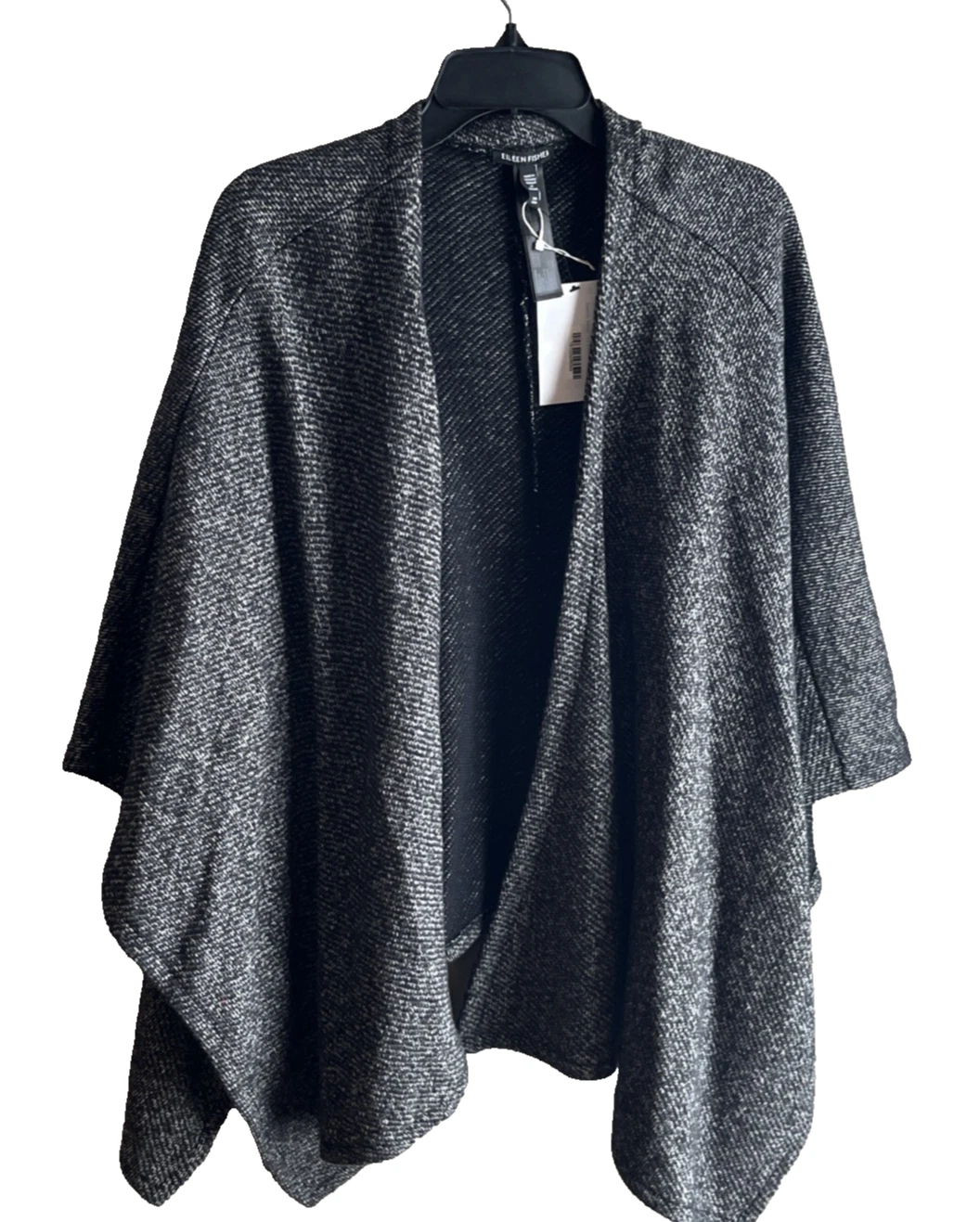 Eileen Fisher Serape Knit Black Organic Cotton Poncho -Small / Medium -msrp $228
Opens in a new wind
