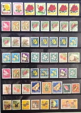 New Zealand Stamps - Kiwi Stamp Flower Mix - Sold as Shown - 1990s Plus