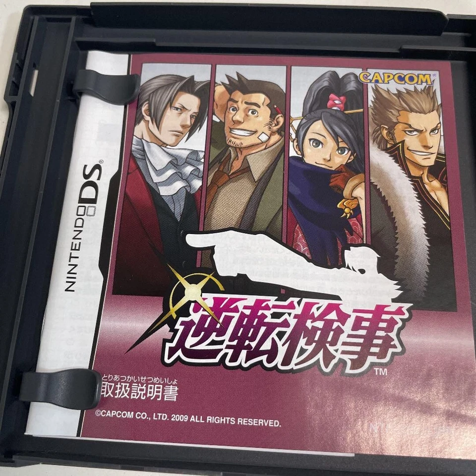 Gyakuten Kenji Ace Attorney Investigations Nintendo DS NDS Japanese ver Tested - Image 3 of 4