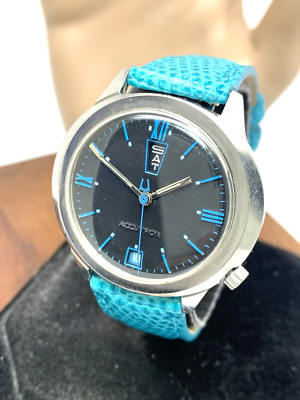 Bulova Accutron Men's Watch Vintage 1969 Quartz Day Date