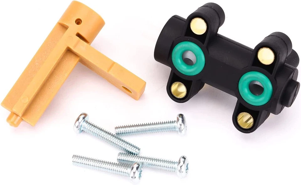 Juego de válvulas de drenaje separadoras de agua de tazón de combustible para Ford F250 F350 F450 F550 1999-2003 Foto 2 de 4