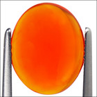 1.52 Ct Natural Ethiopian Orange Opal Gemstone Oval Cabochon Cut — photo 4