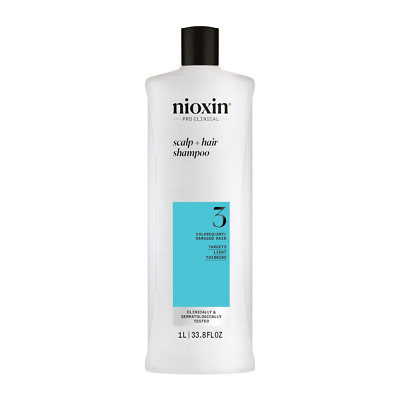 System 3 Cleansing Shampoo with Peppermint Oil for Sensitive Scalps & Color Care
