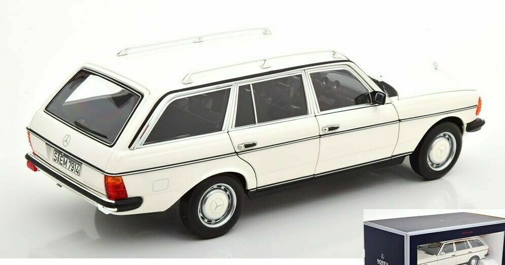 NOREV Mercedes-Benz 200 T 1982 ブラック 1/18 1/18 Diecast Mercedes-Benz 200 1982 Black Norev Scale Model