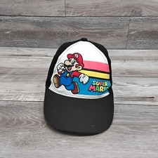 Super Mario Boys Cap Hat Youth Kids Adjustable StrapBack Gaming Cartoon