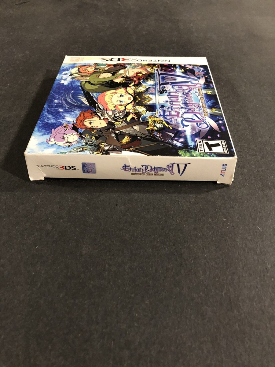 etrian odyssey v 3ds Box Only Launch Edition | eBay