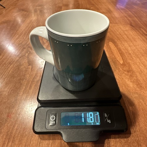 Dansk Gridworks Green 4” Tall Mug / Coffee Cup Stoneware Portugal • Pristine • - Picture 18 of 18