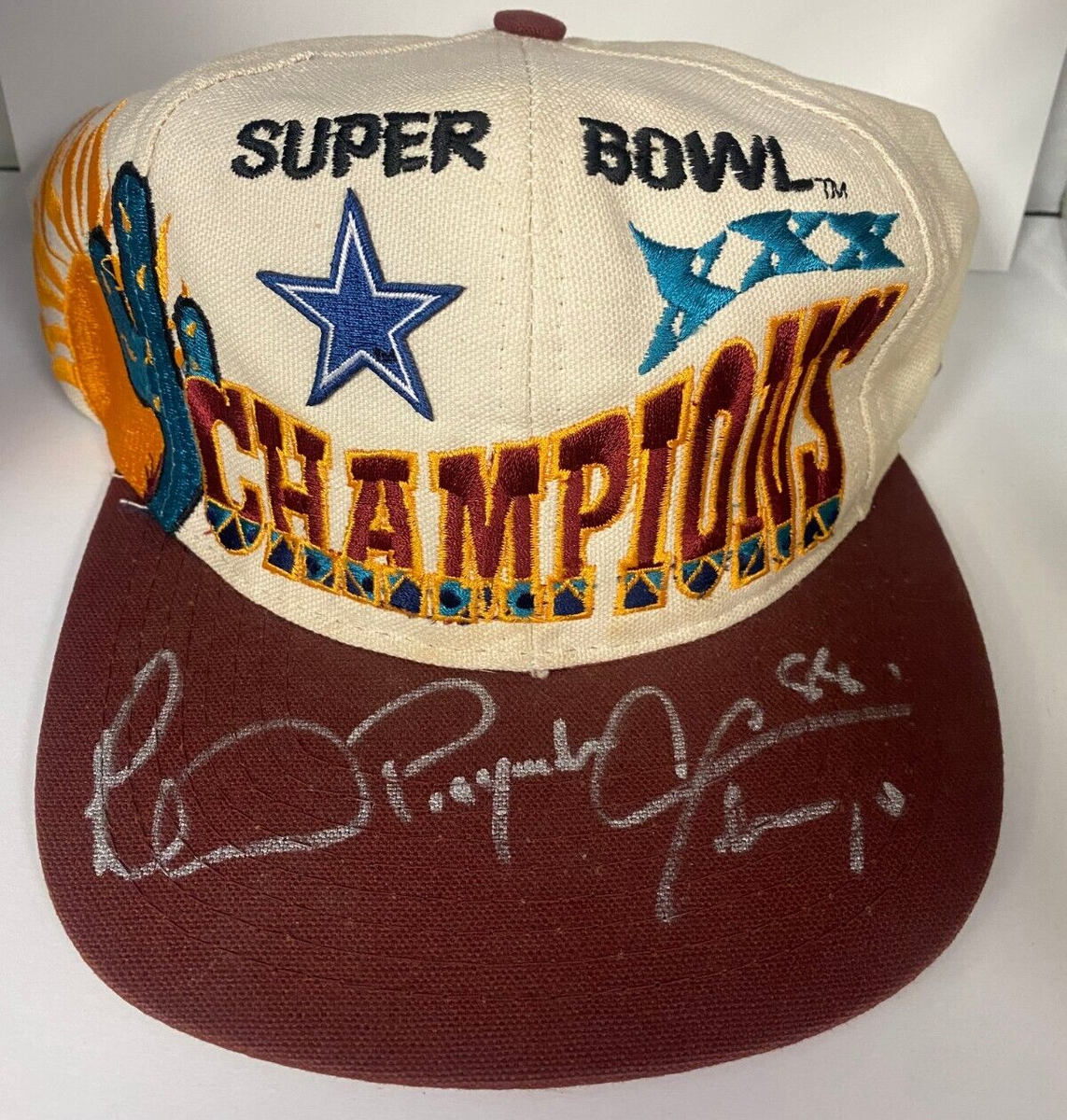 MICHAEL IRVIN COWBOYS SIGNED AUTOGRAPH VINTAGE SUPER BOWL XXX