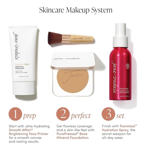 PurePressed Mineral Foundation Refillable Compact with SPF - Talc Free & Vegan - Picture 9 of 11