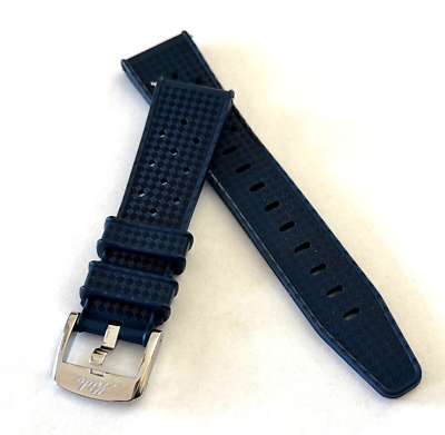 Original MIDO 21mm Ocean Star For CASE-BACK M026829 BLUE Rubber