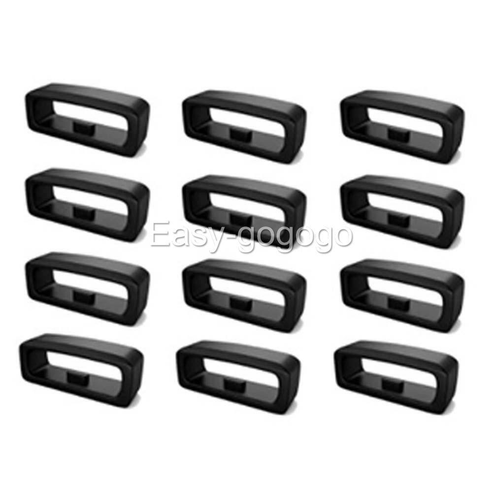 6X Silicone Rubber Garmin Watch Strap Band Keeper Holder Hoop Loop